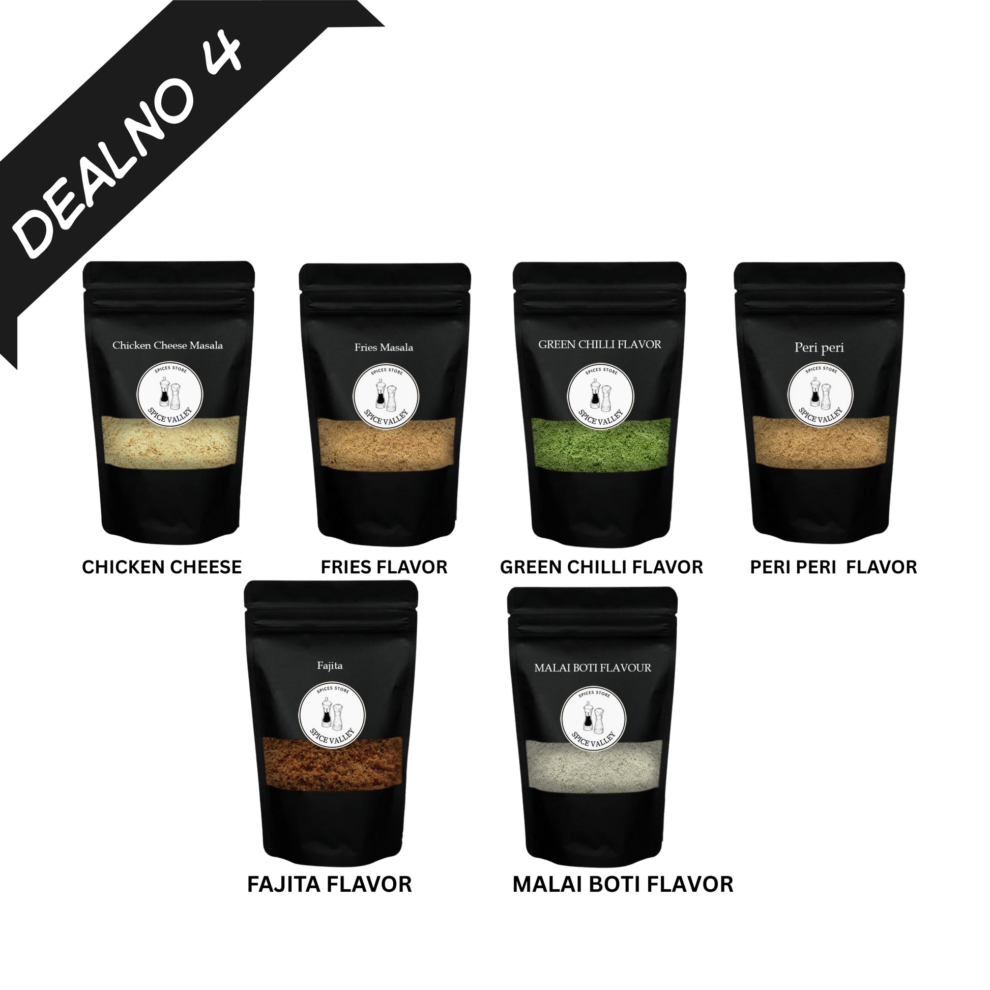 Deal 4 – Flavorful Spice Pack (6 Premium Flavors) – Rs. 999 Only