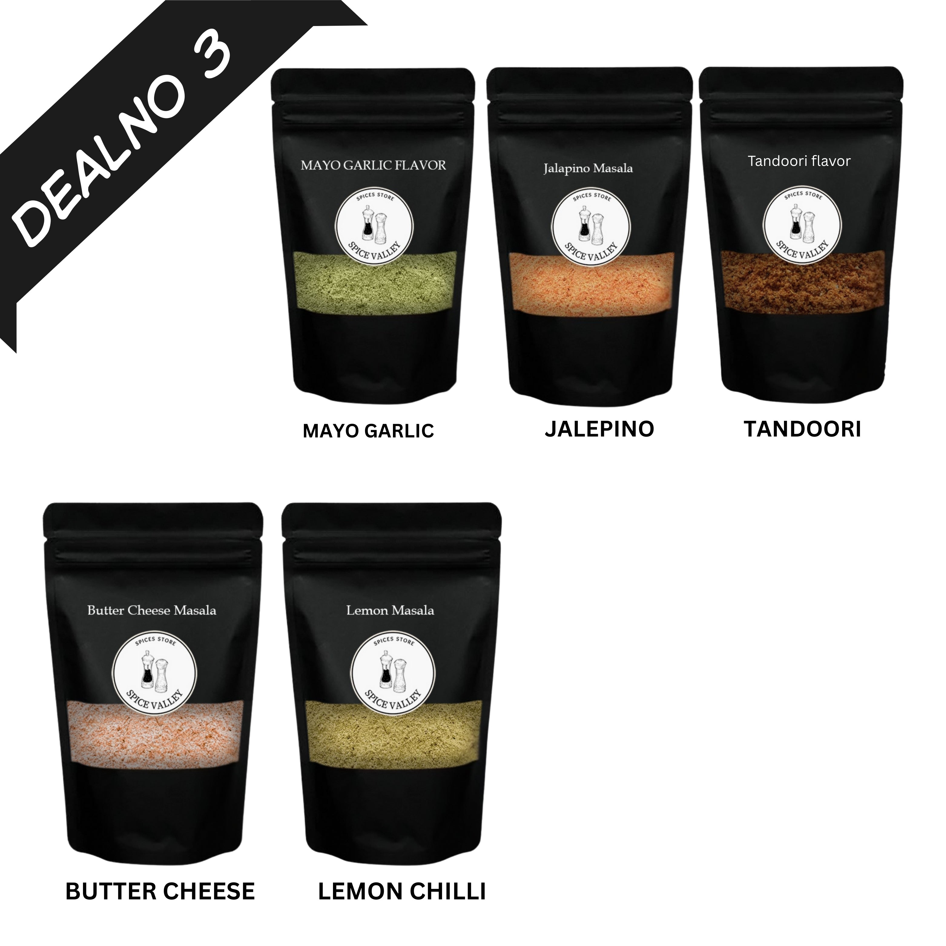 Deal  3 – 5 flavors  Only Rs. 1199 with Free Home Delivery!  100g