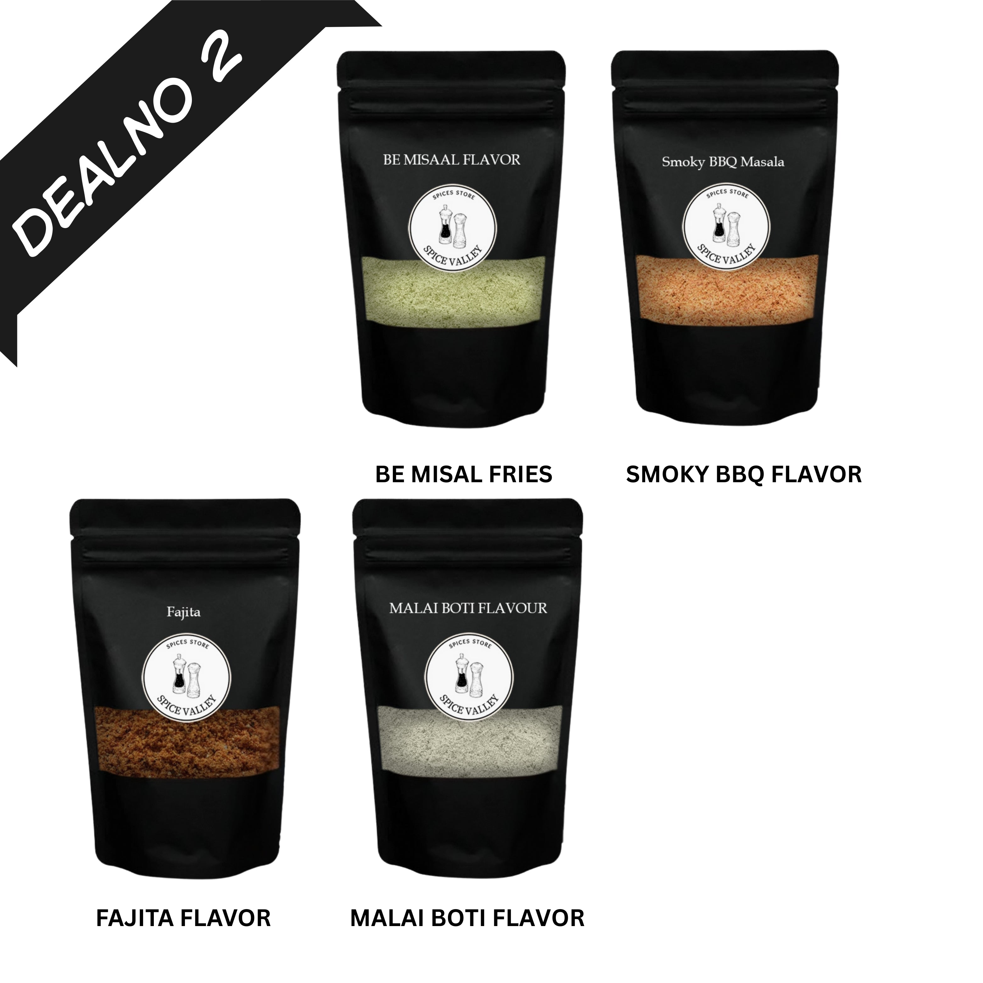 DEAL NO 2 .  4 Flavors in one only Rs 999 with free Delivery 100g